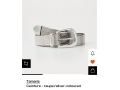 Une ceinture argentée